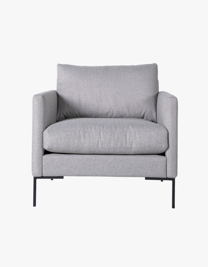 Sofia loungestol setetrekk pakke vaaleanharmaa - 40x40x60 cm vaaleanharmaa - 1