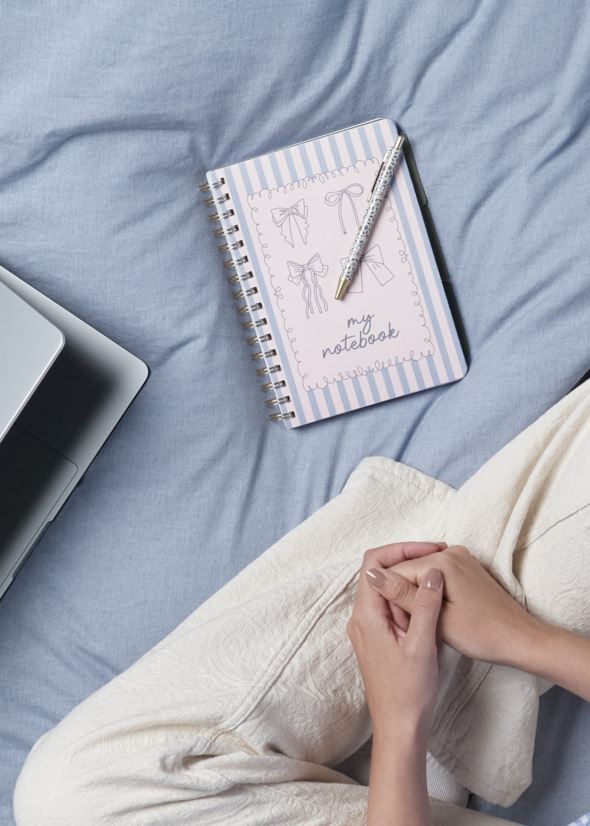 Muistikirja välilehdillä vaaleansininen - 2