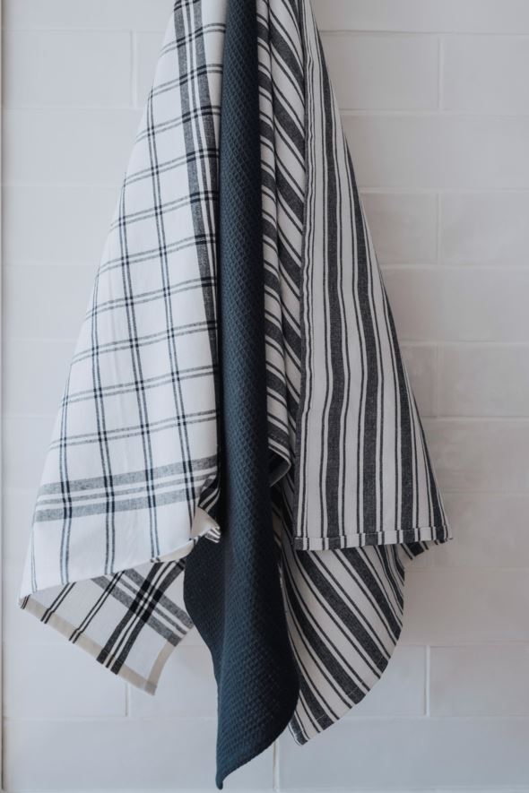 Keittiöpyyhe musta - 2