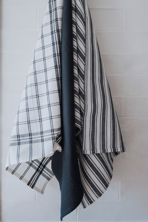 Keittiöpyyhe musta - 2