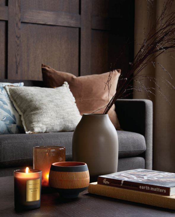 Kynttilälyhty ruskea - 3