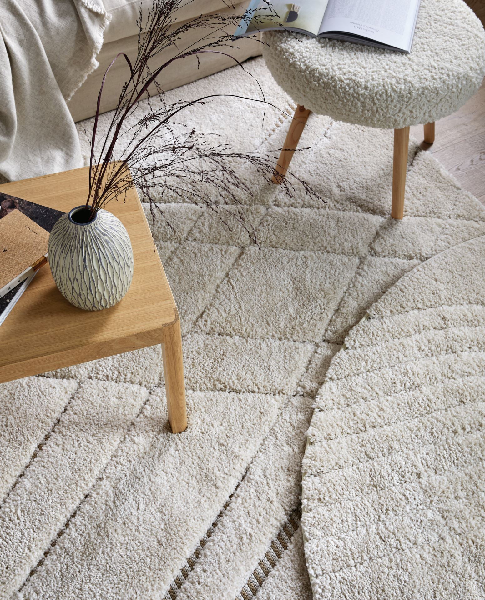 Matto luonnonvalkoinen - 4