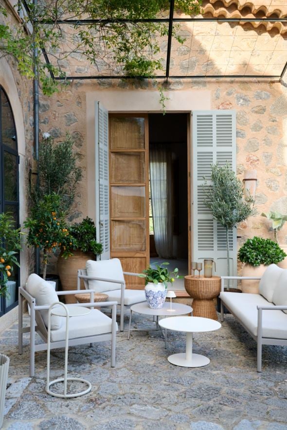 3-istuttava sohva harmaanruskea - 2