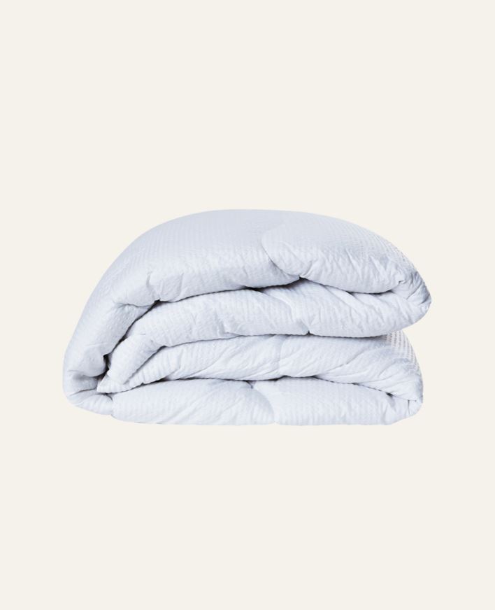 Keskilämmin kuitupeitto valkoinen - 150x210 cm valkoinen - 1