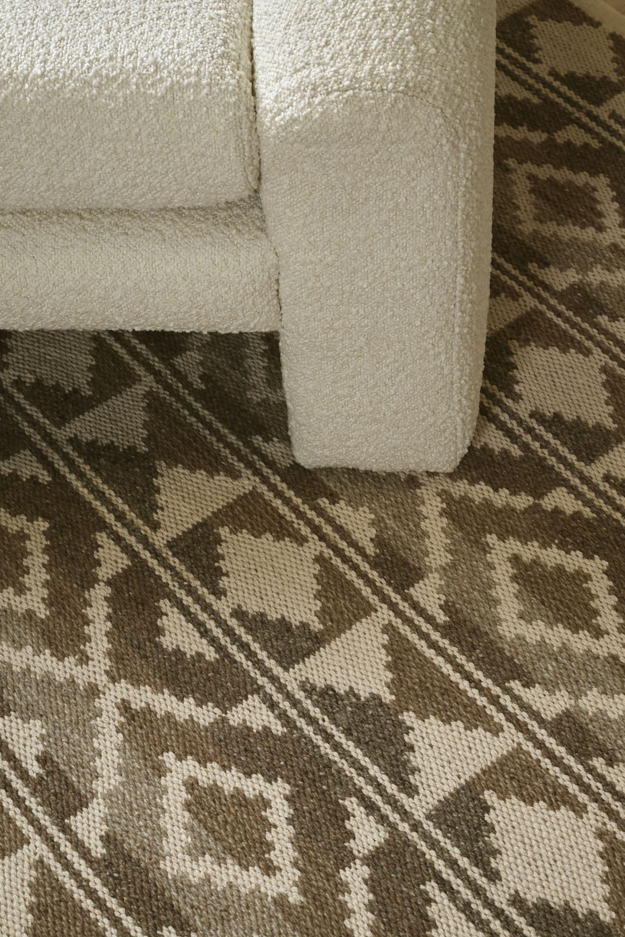 Villamatto moniväri/ruskea - 3