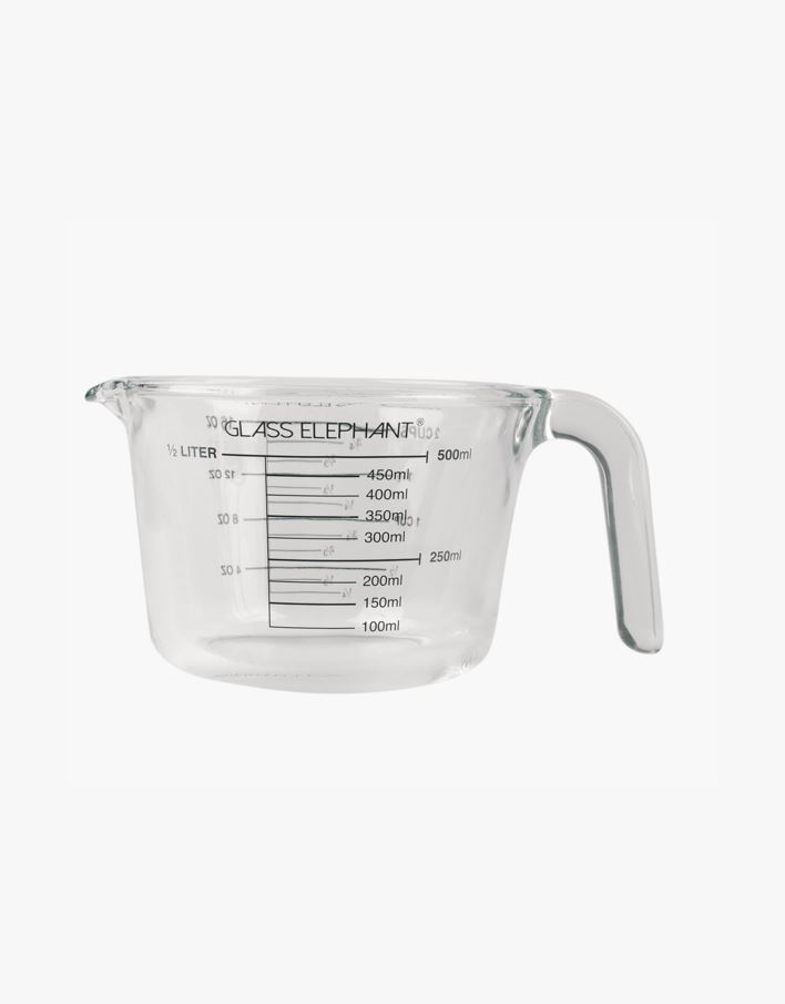 Mittakuppi läpikuultava - 21,5x15,8x11 cm 1000 ml läpikuultava - 1