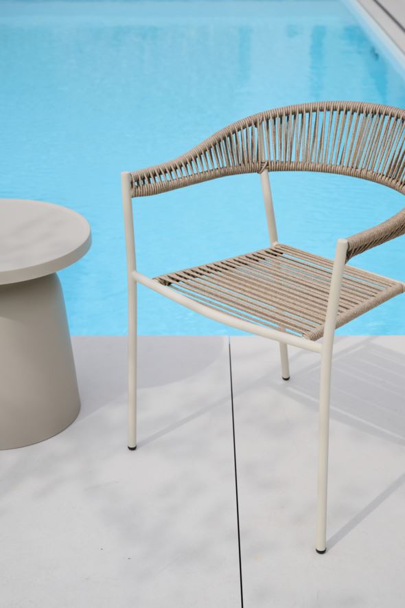 Puutarhatuoli beige - 2