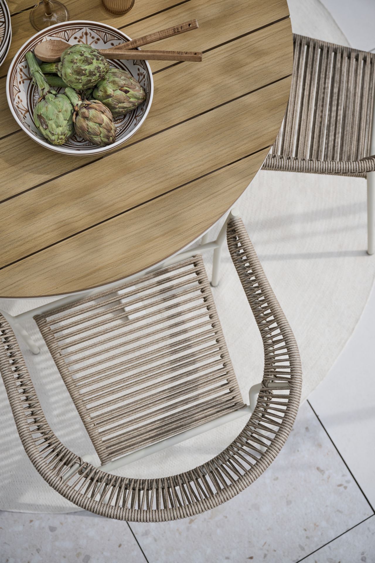 Puutarhatuoli beige - 4