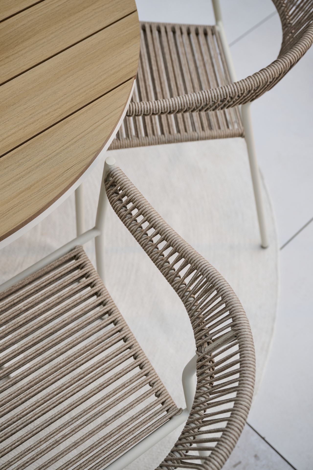 Puutarhatuoli beige - 5