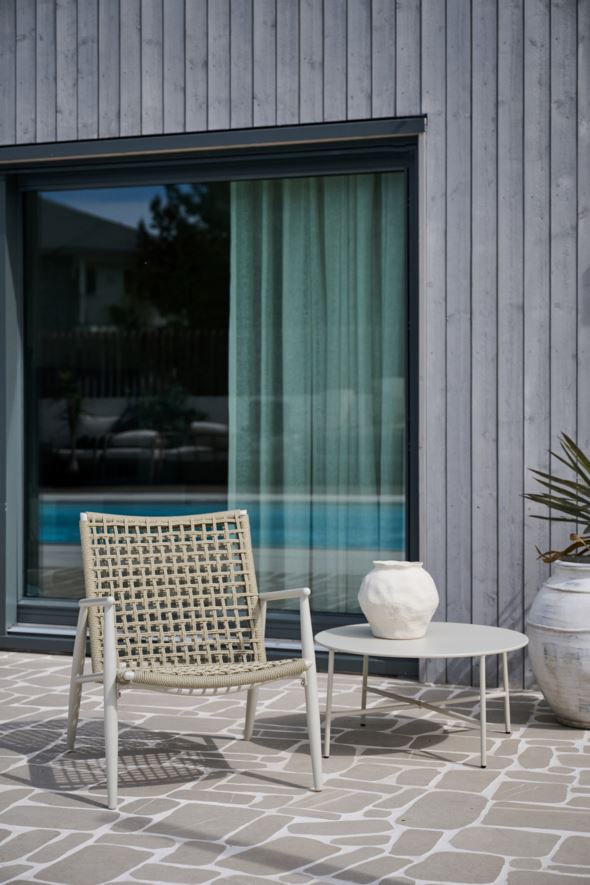 Puutarhapöytä beige - 7