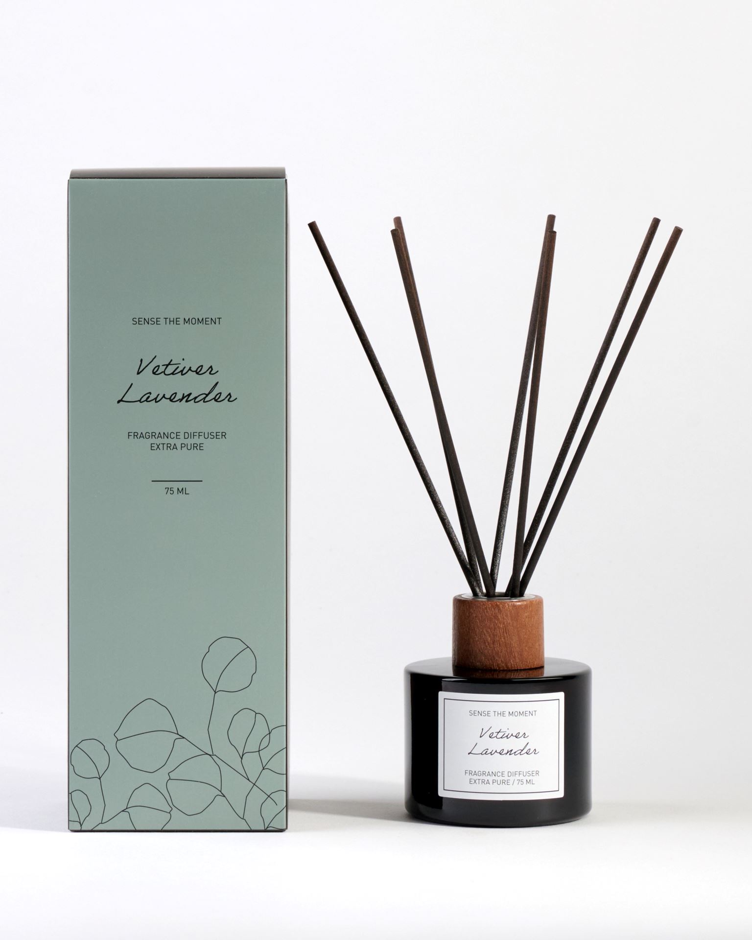 Huonetuoksu harmaasininen - 4