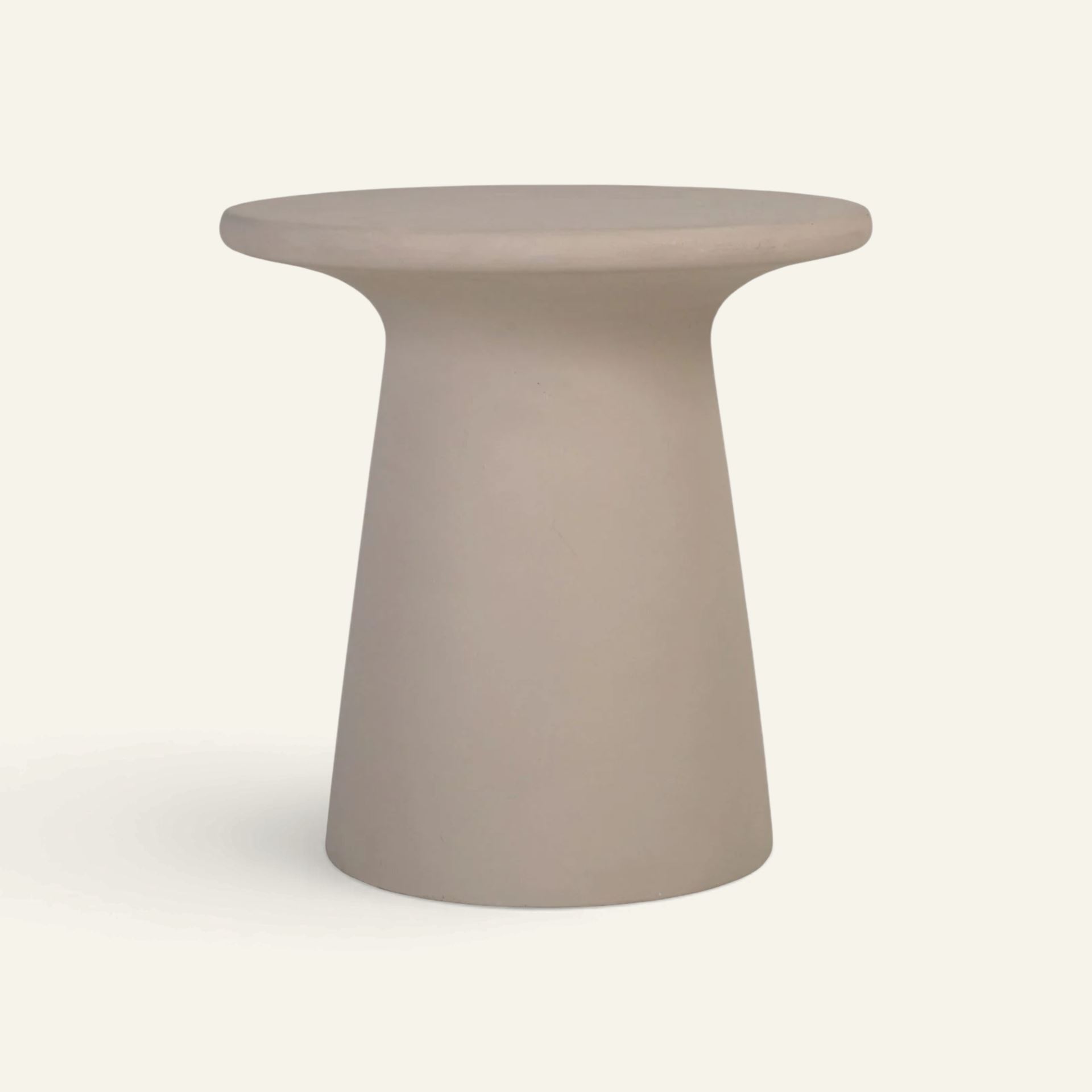 Sivupöytä beige - ø40x40,5 cm beige - 1