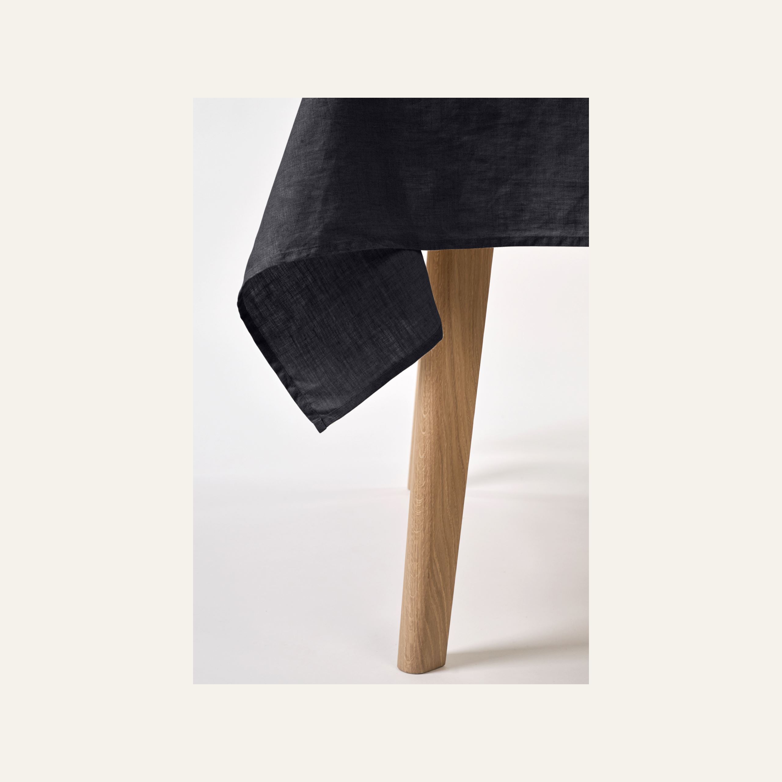 Pellavaliina musta - 3