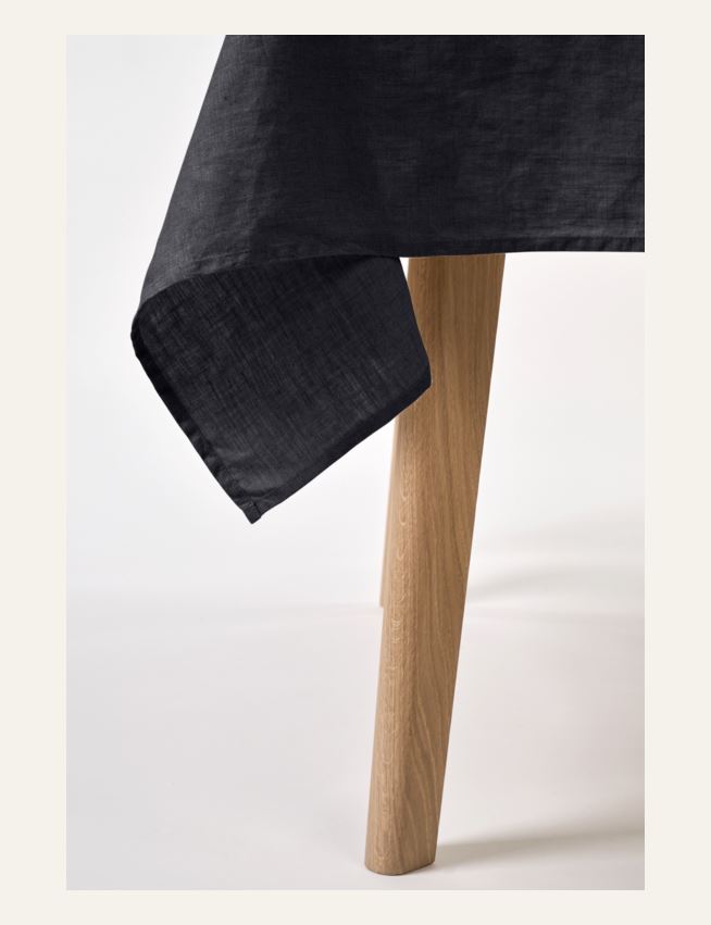 Pellavaliina musta - 3