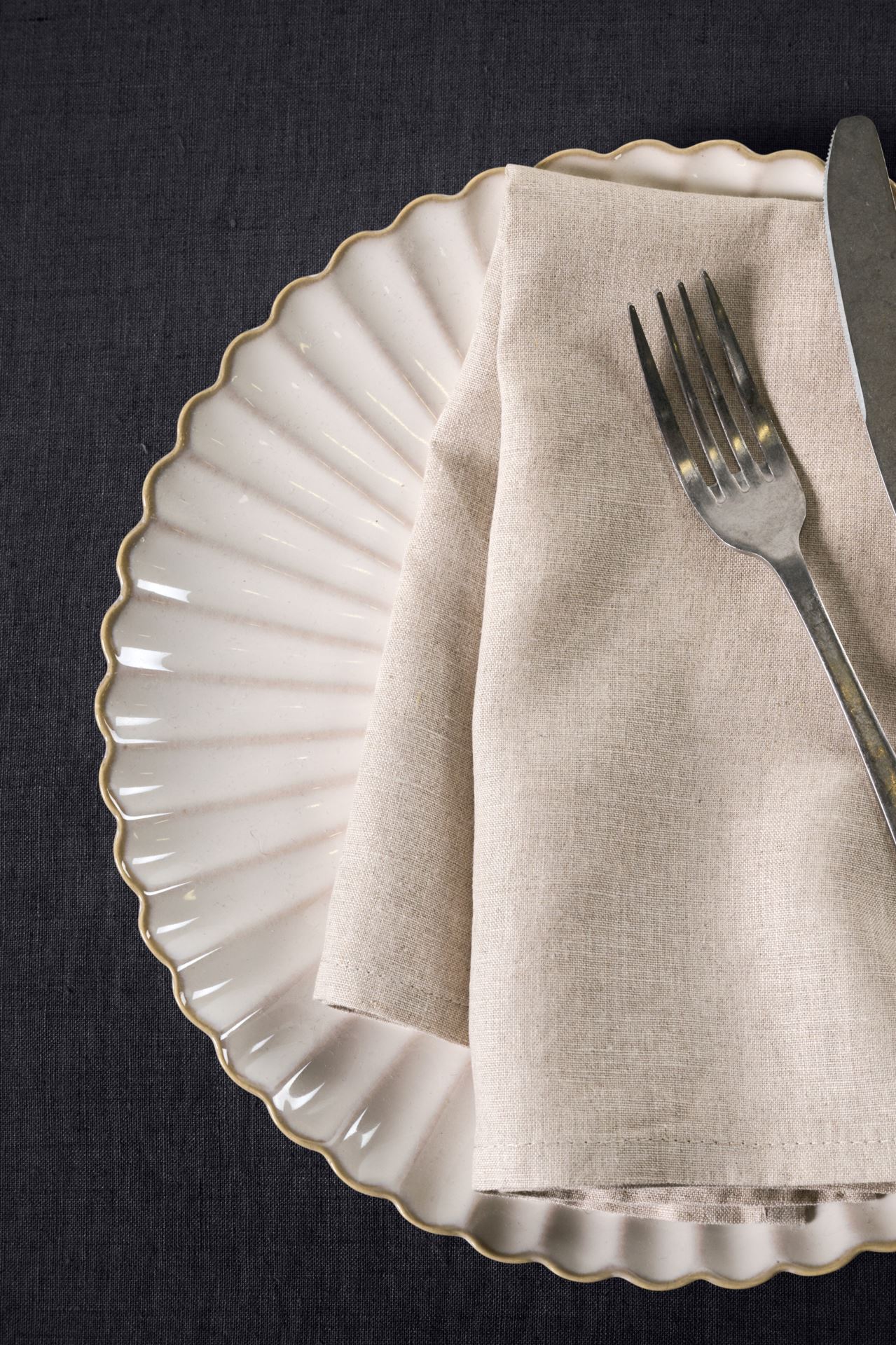 Pellavaliina musta - 2