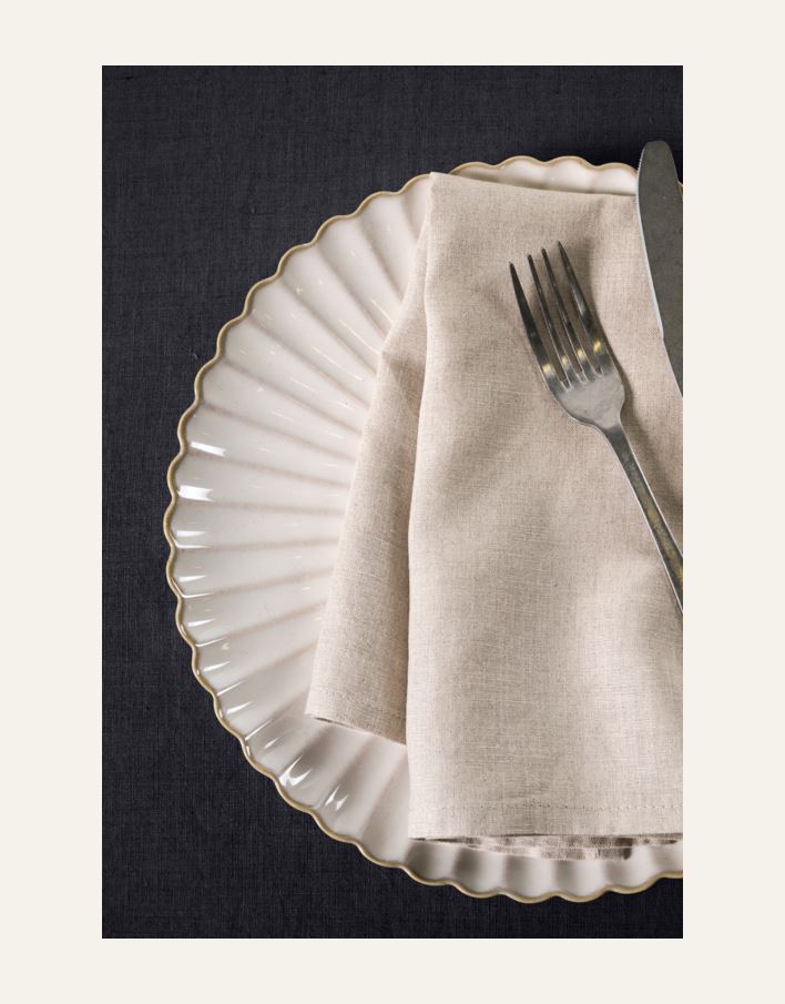 Pellavaliina musta - 2