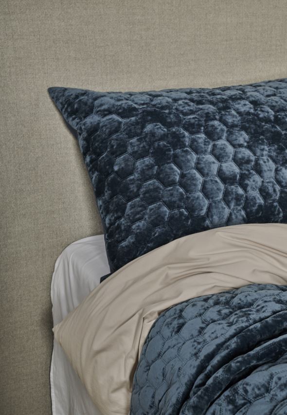 Hotellityynyliina tummansininen - 2