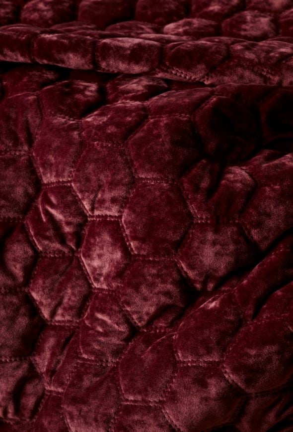 Päiväpeitto viininpunainen - 3