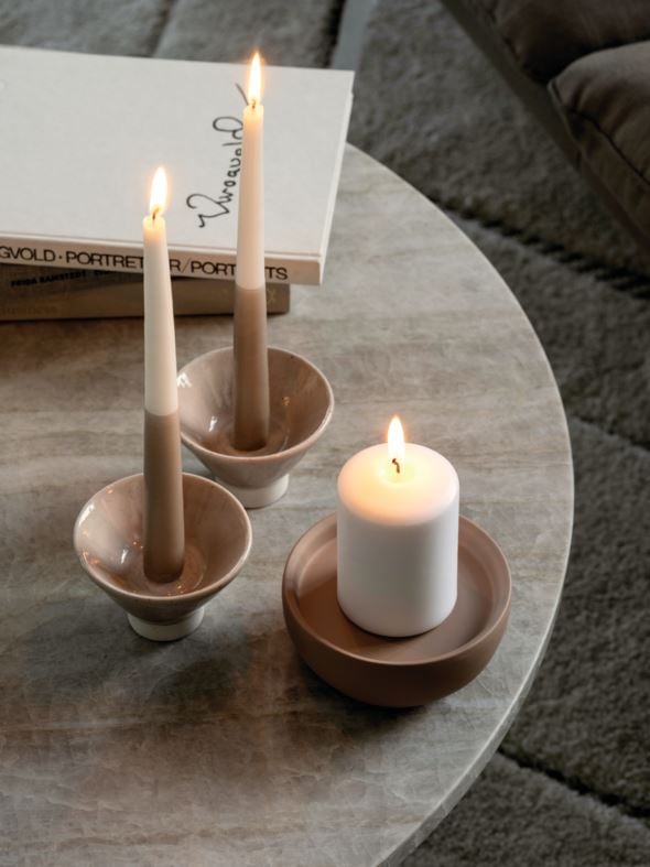 Pöytäkynttilä valkoinen - 2