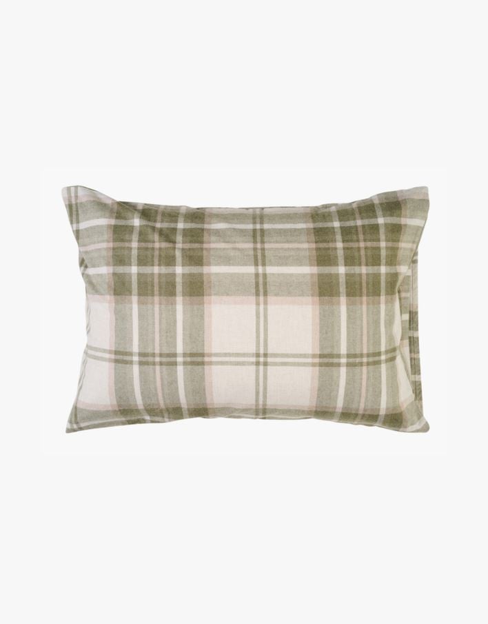 Garnfarget flanell putevar oliivinvihreä - 70x100 cm oliivinvihreä - 1