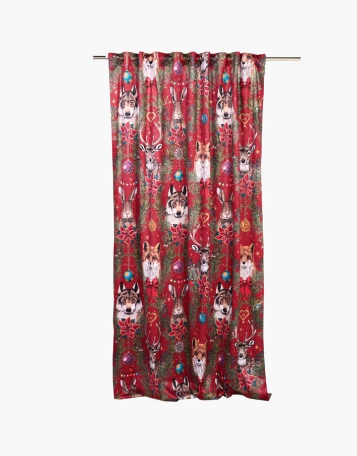 Verho moniväri/punainen - 140x240 cm moniväri/punainen - 1