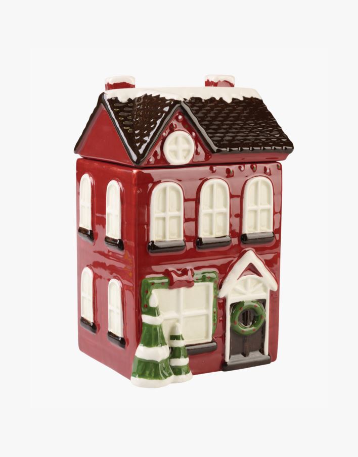 Säilytysrasia kannella punainen - 14,5x13x23,5 cm punainen - 1