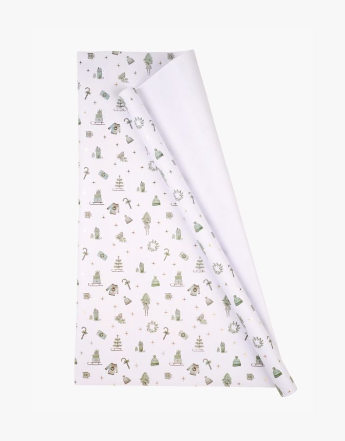 Lahjapaperi vihreä - 70cm x 3m vihreä - 1