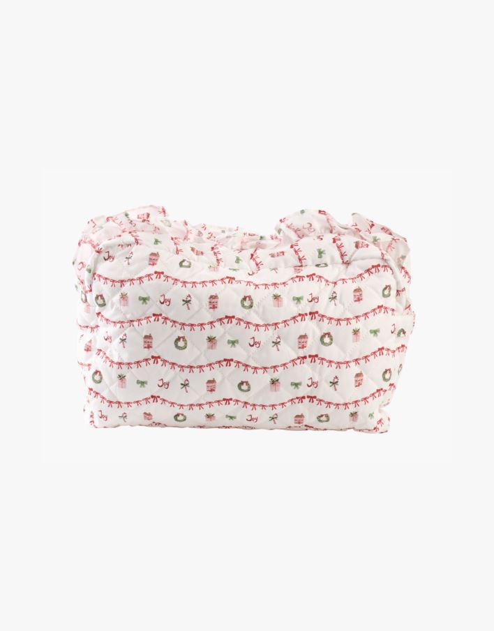 Suuri toilettilaukku moniväri/punainen - 11x30 cm moniväri/punainen - 1