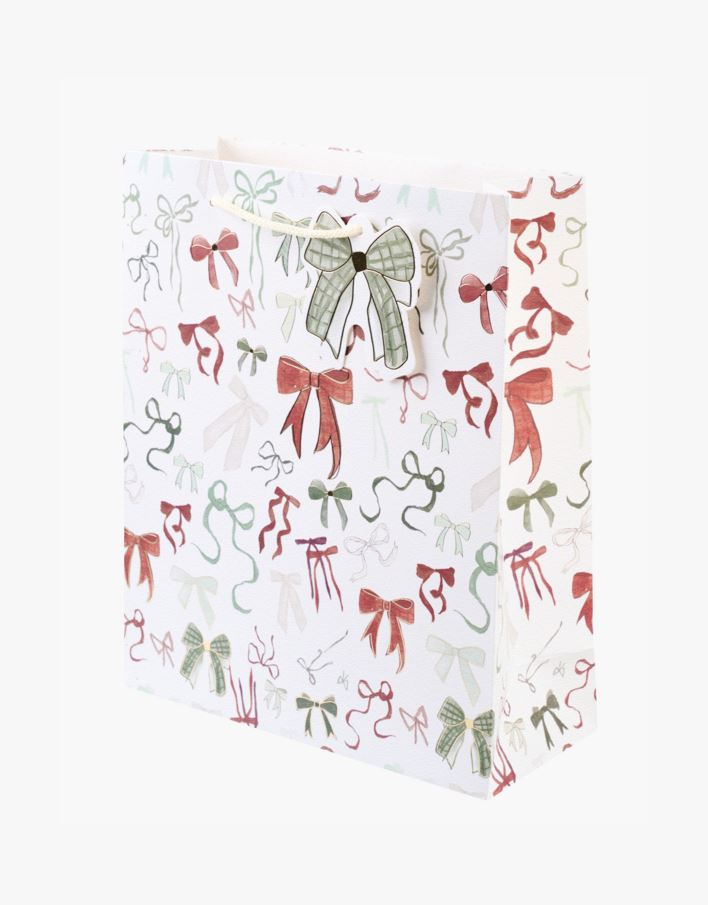 Lahjapussi moniväri/punainen - 24x29x10 cm moniväri/punainen - 1