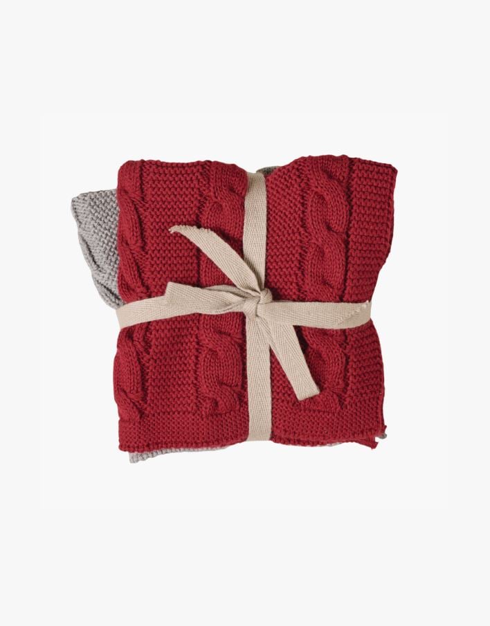 Pesulappu punainen - 25x25 cm punainen - 1