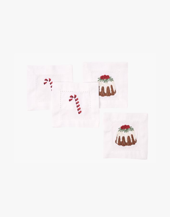 Lasinalunen valkoinen - 13x13 cm valkoinen - 1