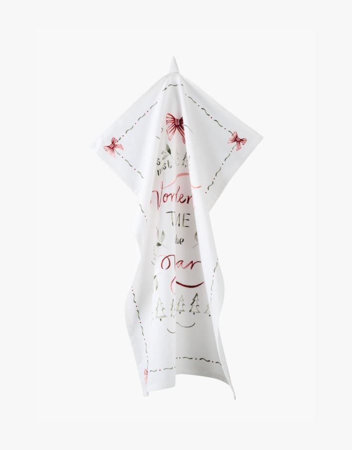 Keittiöpyyhe valkoinen - 70x50 cm valkoinen - 1