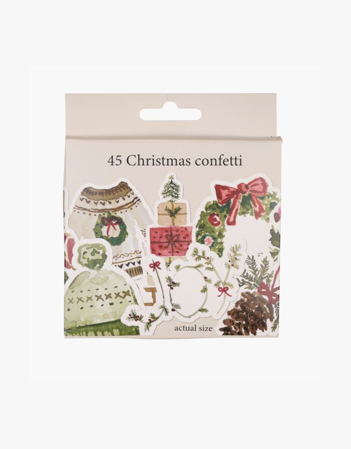 Konfetti moniväri/punainen - 6 moniväri/punainen - 1