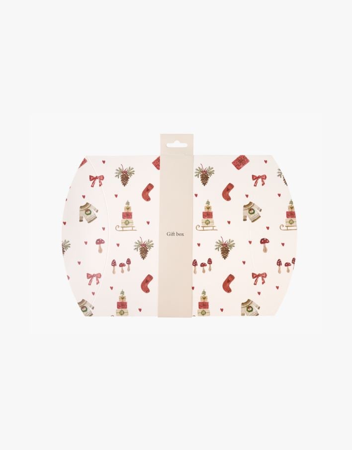 Lahjapaketti moniväri/punainen - 35x24 cm moniväri/punainen - 1