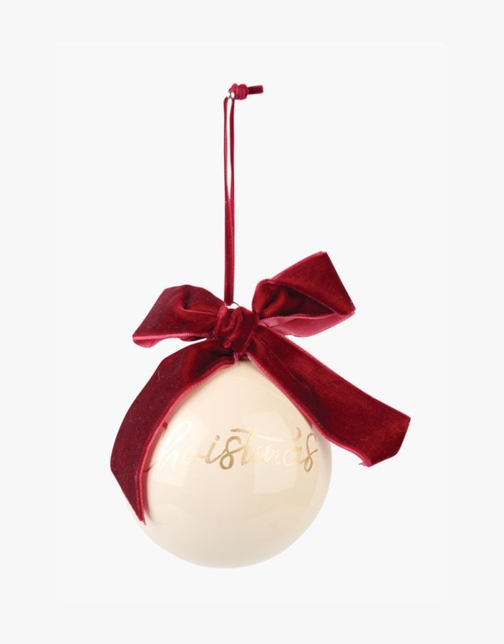 Joulupallo moniväri/punainen - ø8 moniväri/punainen - 1