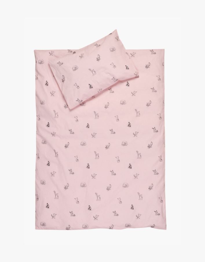 Vuodesetti vauva vaaleanroosa - 100x130 38x55 cm vaaleanroosa - 1