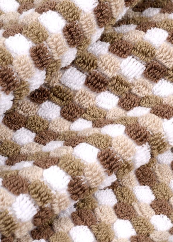 Pyyhe moniväri/beige - 2