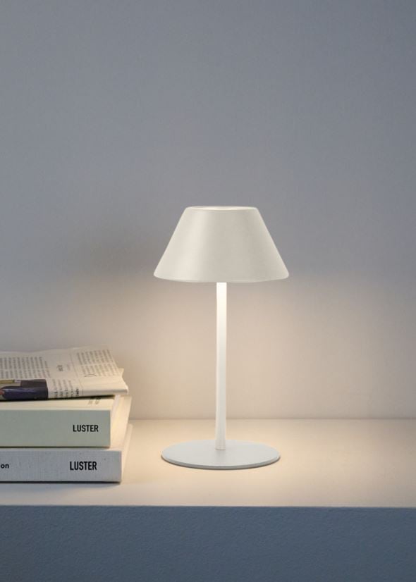 Led-pöytälamppu vaalean beige - 2
