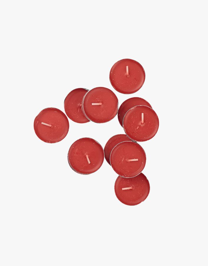 Lämpökynttilät punainen - 30 stk punainen - 1