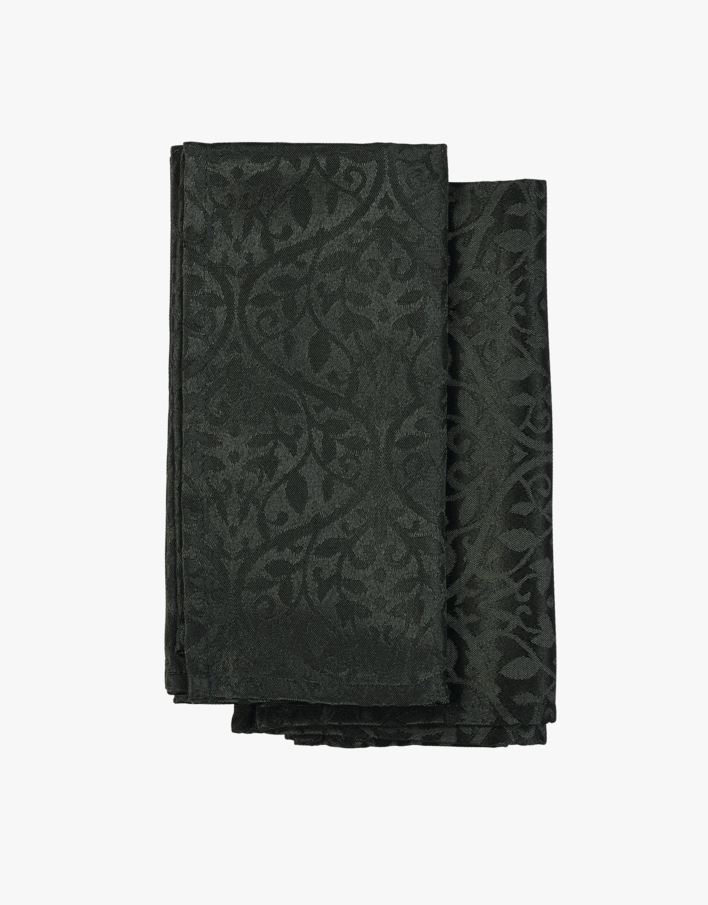 Kangaslautasliina, 2 kpl joulunvihreä - 45x45 cm joulunvihreä - 1