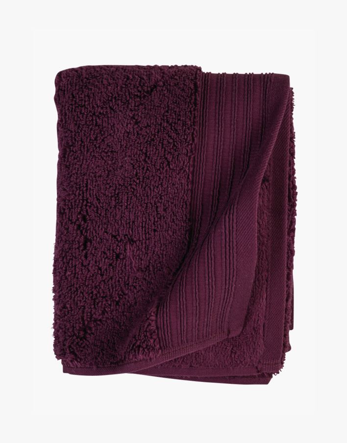 Pyyhe viininpunainen - 50x70 cm viininpunainen - 1