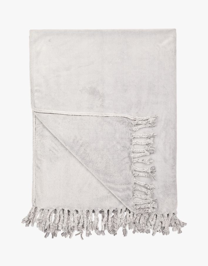 Fleecehuopa vaaleanharmaa - 130x170 cm vaaleanharmaa - 1