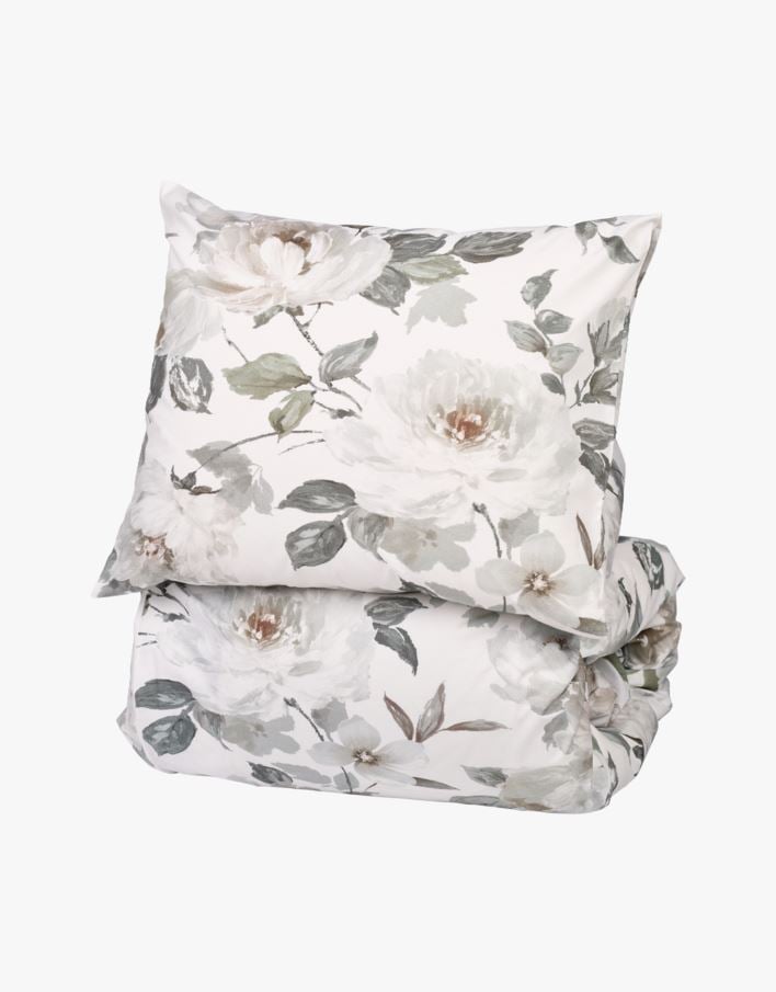 Pussilakanasetti percalea valkoinen - 150x210+50x60 cm valkoinen - 1