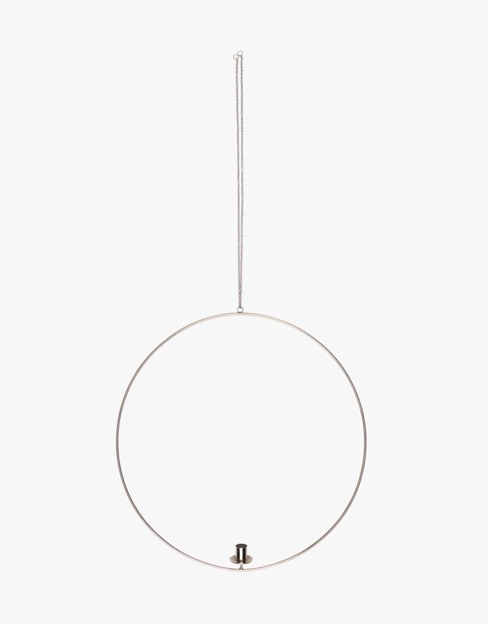 Kynttilänjalka hopea - ø50 cm hopea - 1