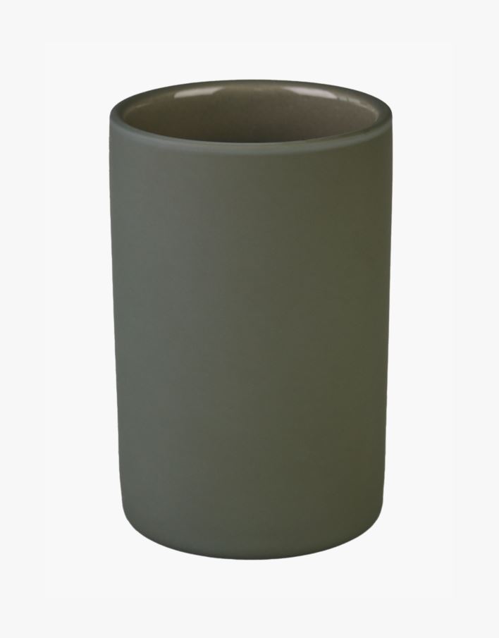 Hammasharjamuki oliivinvihreä - 7x7x10,4 cm oliivinvihreä - 1