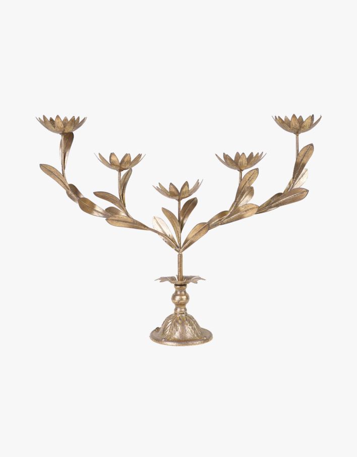 Kynttilälyhty kulta - 55x12x42 cm kulta - 1