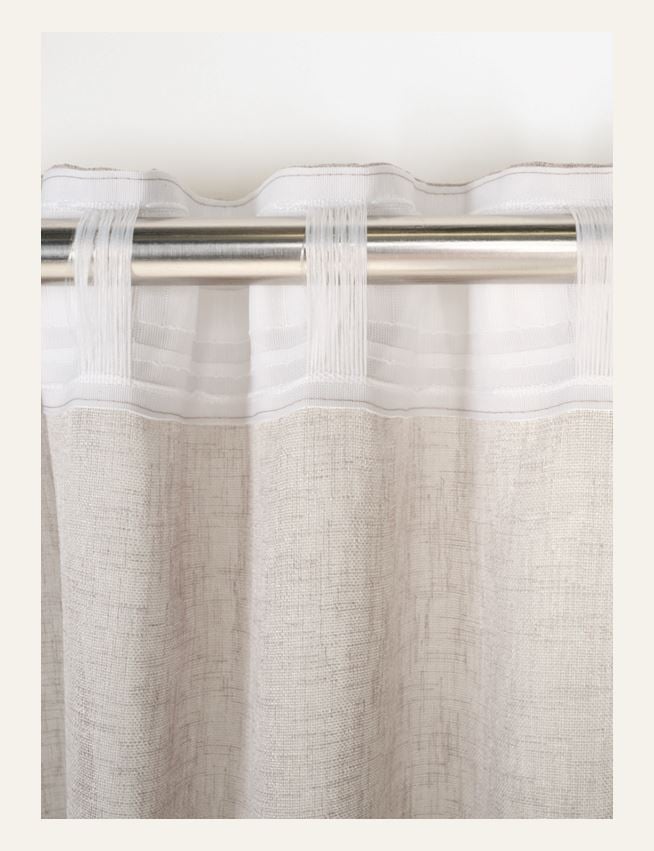 Verho vaalean beige - 5