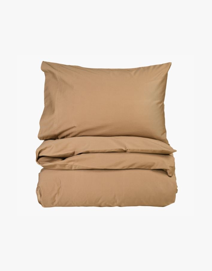 Pussilakanasetti satiinipuuvillaa karamelli - 150x210 cm karamelli - 1