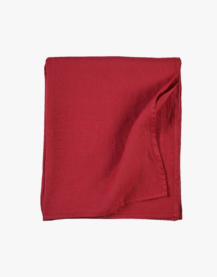 Pellavaliina punainen - 140x250 cm punainen - 1