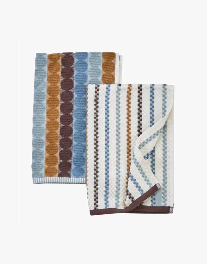 Keittiöpyyhkeet 2 pcs sininen - 45x70 cm sininen - 1